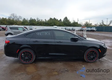 2015 Chrysler 200 S z USA, uszkodzony, nr VIN 1C3CCCBB2FN614603
